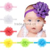 Chiffon flower children with baby hair jewelry wholesale 13 optional color eplosion source