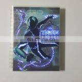 2017 Personalized Lighting Up Diary/Notebook With Color Changing Fiber Optic LED Light