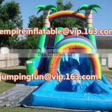 Fantastic inflatable jungle tree medium slide with pool ID-SLM017