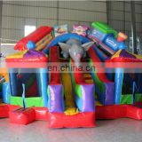 Best design inflatable animal slide combo by PVC tarpaulin 0.55mm material HT007