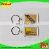 Promotional Clear Custom Blank Souvenir Plastic Frame Key Chain Picture Insert Logo Keyring Acrylic Keychain Photo thumbnail-5