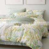 RawHouse Home Textile Plant Yellow Flower Print Cotton Bedding Set thumbnail-6