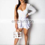 2019 New Women Summer High Waist Tie up Zipper Fly Fashion Short Jeans Vintage Casual Denim Shorts Trouser Pants 3 Color thumbnail-2