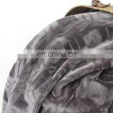 New Arrival Polyester Printed Dark Grey Flannel Fleece Brushed Blanket in Bulk Wholesale Winter Blanket thumbnail-4