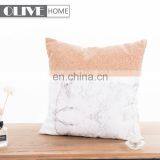 2018 New Item Knife Edge Geometry PU Poly Canvas Applique Cork Sofa Cushions For Sale thumbnail-2