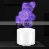 DC5V 3W LED 3D Mosquito Lamp USB Electronics Anti Mosquito Trap Creative Acrylic LED Night Light Decorative Lamp thumbnail-7