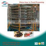 Double Drum Spiral Freezer for Food Freezing Processing Solution of IQF Machine With 1500kg Capacity thumbnail-3