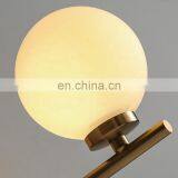 Современный золотой новый дизайн домашнего декора. Простой стеклянный шар, настольная или настенная лампа thumbnail-6