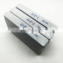 Professional High Quality Nail Files Rectangular Shape Custom Logo 80/80 100/100 100/180 Grit Zebra Double Side Nail File thumbnail-4
