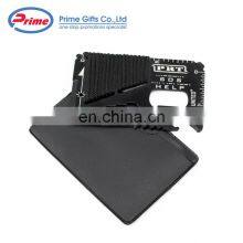 16 in 1 Multifunction EDC Survival Tool Credit Card Knife With Custom Engraved thumbnail-2