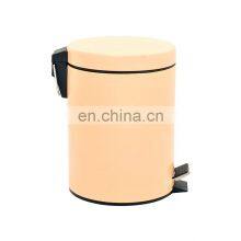 Порошковое покрытие для декора интерьера, мягко закрывающийся нержавеющий стальной мусорный бак для кухни и ванной комнаты thumbnail-3