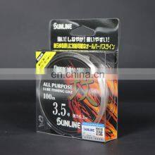 High Strength Attack 100m Carbon Line Transparent Fishing Lines For Seawater / Fresh Water thumbnail-5