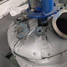 Removable Fiberglass Sleeve Glass Fiber Silicone Jacket for High Temperature Equipment thumbnail-2