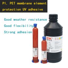 PI PET film FPC reinforcement water resistant UV adhesive polyimide chip protection sealing UV adhesive UV curing adhesive
