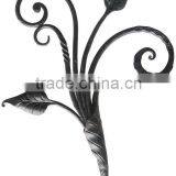 GYD-15Ba114 Wrought Iron Gate and Stone Balcony Railing Floral Ornaments thumbnail-6