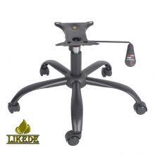 5-Star Black Metal Office Chair Stand Base Iron Steel Furniture Component for Boss Chair Base Swivel and Adjustable Leg