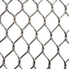 Custom Woven Stainless Steel Wire Safety Rope Mesh for Fall Protection Cut-to-Size Service at Affordably Priced for Animal Parks