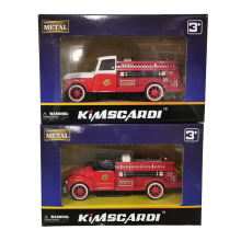 1:36 Scale Die Cast Cars Fire Fighting Truck Metal Vehicle Toys Model Car Free Wheeling thumbnail-2