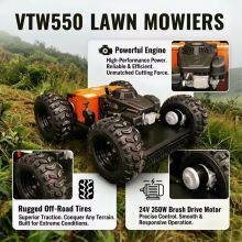 Remote Controlled Four Wheel Drive Weed Mower 4-Stroke Petrol Engine Lawn Grass Crusher 200 Meters Long thumbnail-1
