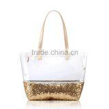 Ladies Transparent Handbag/pvc Tote Bag/pvc Waterproof Bag Quality Choice thumbnail-2