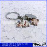 Hot Selling Wholesale Zinc Alloy America Flag Design Custom Metal Keychain thumbnail-3
