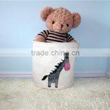 Cute Animal Designs Kids Laundry Basket Toy Basket Laundry Hamper Toy Storage Bins thumbnail-5