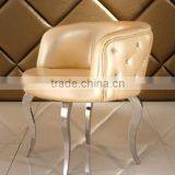 Cheap PU Leather With Metal Leg Dining Room Chair thumbnail-3