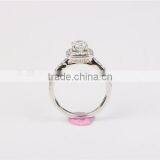 High Quality 925 Silver Engagement Ring With Clear Zircon for Lady Made in China thumbnail-3