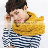 New Arrvial Winter Women Pattern Knitted Loop Wool Scarf thumbnail-6