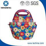 Best Quality Thermal Neoprene Lunch Bag With Floral Pattern