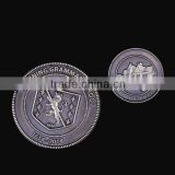 customized metal coins, Zinc Alloy,bronze plated,2.04'' size
