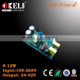 Input 100-256V LED Driver With Output 8-12W 24-42V 300MAH
