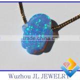 Wholesale 925 Sterling Silver High Quality Hot Opal Hamsa/hand Necklace Jewelry thumbnail-2