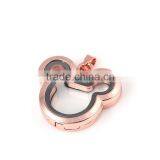 Little Rat Floating Locket Silver Pendant Alloy Floating Locket Pendants Floating Locket Charms thumbnail-5