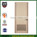 Economic White Color Simple New Design Wooden Flat Exterior Louvered Door on Sale thumbnail-1