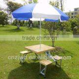 Really Factory Outdoor Aluminum Portable Wooden Picnic Table thumbnail-2