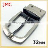 Alloy Customized Sliver Pin Reversible Belt Buckle 30mm