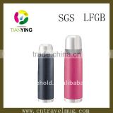 350-1000ml promotional vacuum steel flask with soft rubber painting