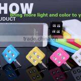 For Ios and Android Universal Mini 4 LED Camera Flash Selfie Fill Light Selfie Night Photo thumbnail-6