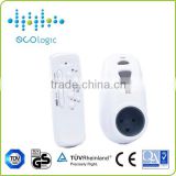 Wireless digital professional 4 channels remote control switch socket/plug with 433MHz for home appliances