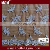 New design ! 2015 wholesale Bridal corded embroidery lace fabric