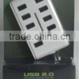 New UUSB 2.0 High Speed 10-Port 10 Ports HUB For Laptop PC thumbnail-1