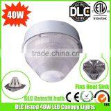 Nose Cone Canopy Led Lights 40w ETL DLC Certificater With 3 Years Warranty