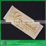 Sinicline Satin Material Woven Name Label for Dress