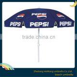 Hot Sale Promotional Outdoor Polyerster Fabric Beach Umbrella Windproof Fashion China Supplier Printing Logo Umbrella thumbnail-3