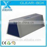 folding printing pyramid clear plastic box