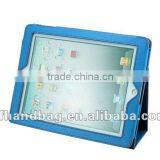 BLUE Flat Computer&To Get on the Internet Package Leather Bag