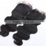Cheap Virgin Brazilian Hair Closure Piece Free Parting 3 Way Part Full Lace Closures Add 40 Can Make Silk Base thumbnail-1
