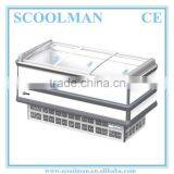 Direct Cool Single Island Freezer for Supermarket