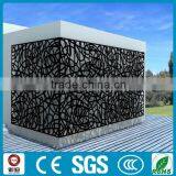 Decorative Black Color Wrought Iron Laser Cut Hanging Room Divider thumbnail-1